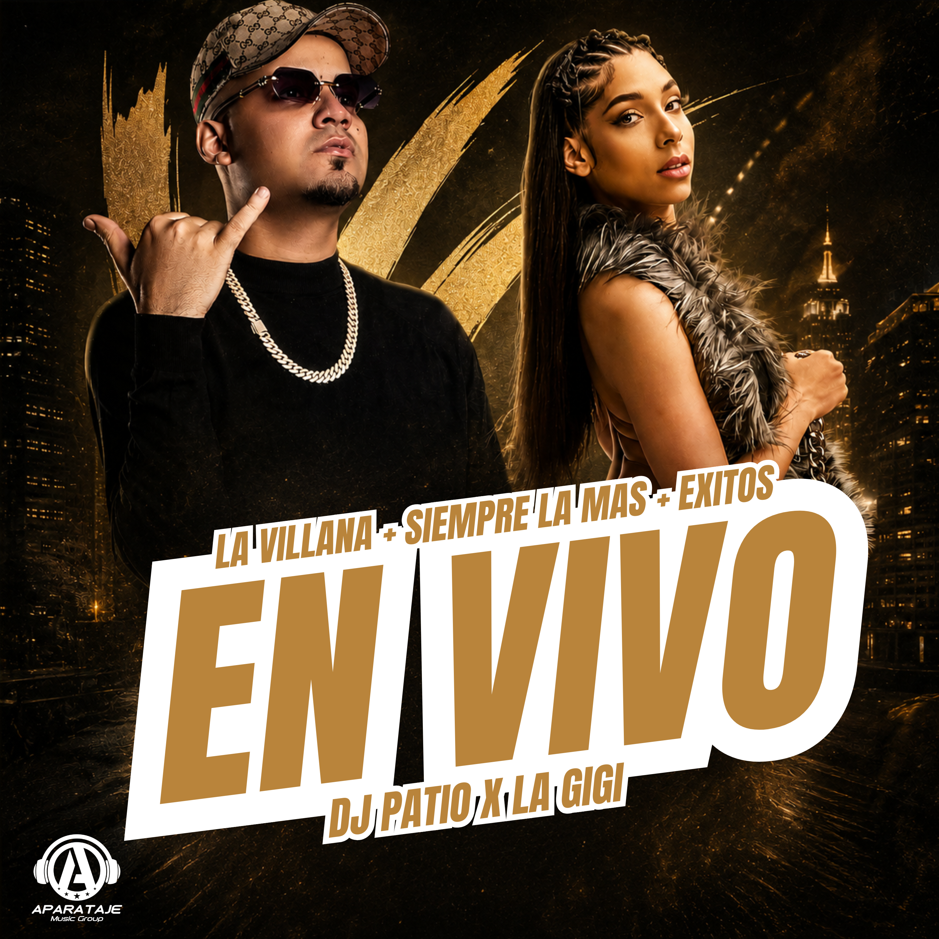 Portada de La villana + Siempre la mas + Exitos